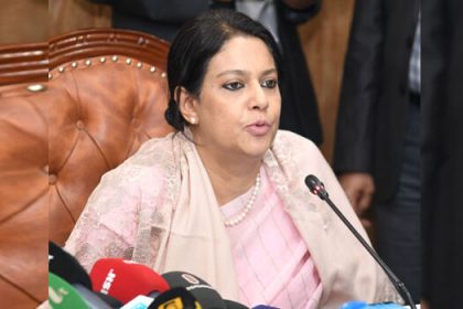 পরিবেশ, বন ও জলবায়ু পরিবর্তন উপদেষ্টা সৈয়দা রিজওয়ানা হাসান। ছবি পিআইডি