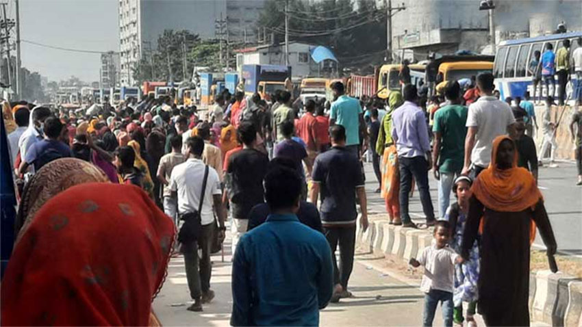 গাজীপুরে ১২ কারখানায় ছুটি ঘোষণা