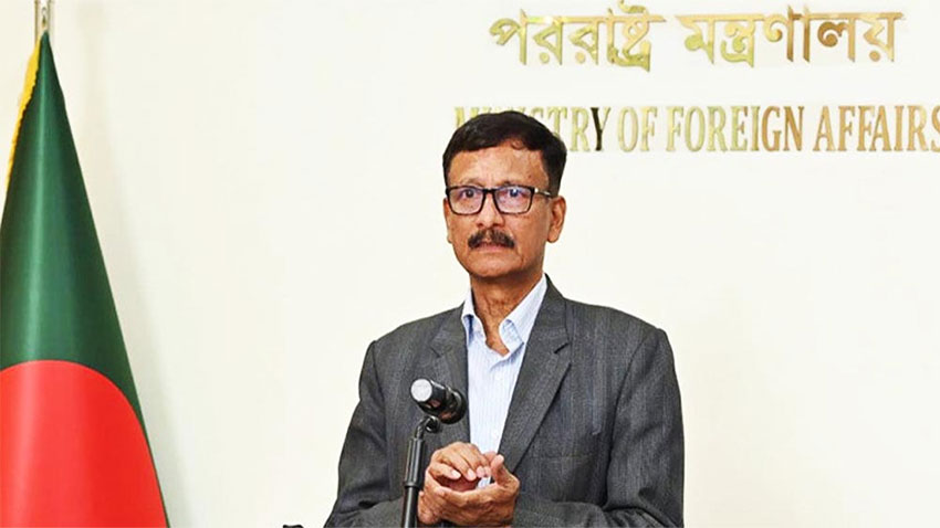 পররাষ্ট্র উপদেষ্টা তৌহিদ হোসেন, ফাইল ছবি। বিশ্বব্যাপী বাংলাদেশ সম্পর্কে মিথ্যা তথ্যে বদনাম ছড়াচ্ছে ভারতীয় মিডিয়ার: পররাষ্ট্র উপদেষ্টা