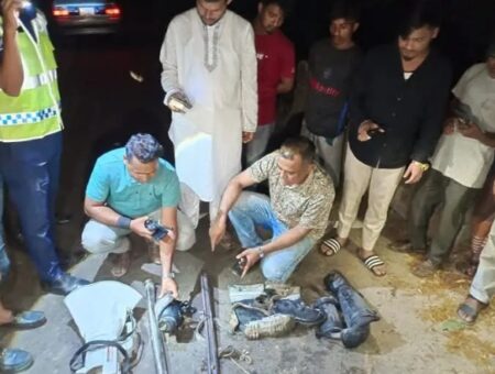 থানা থেকে লুটকৃত অস্ত্র উদ্ধার