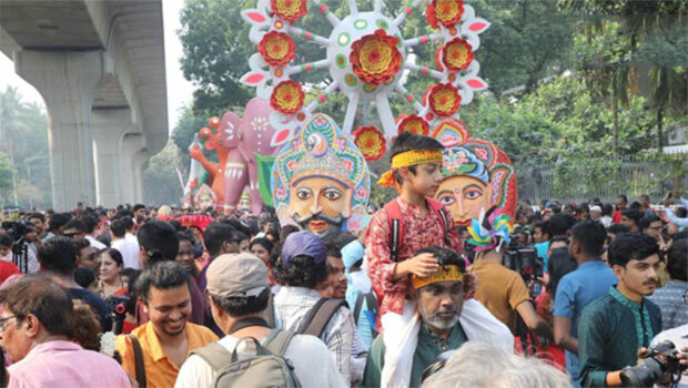 ‘মঙ্গল শোভাযাত্রা’ বাদ এখন বর্ষবরণ আনন্দ শোভাযাত্রা