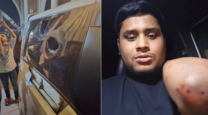 গাজীপুরে এনসিপি নেতা হাসনাত আবদুল্লাহর গাড়িতে দুর্বৃত্তদের হামলা
