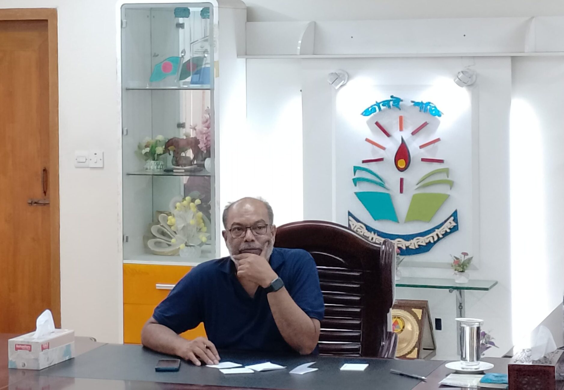 অধ্যাপক ড. মোহাম্মদ তৌফিক আলম, ছবি – নিউজনেক্সট। বরিশাল বিশ্ববিদ্যালয়কে এগিয়ে নেওয়ার প্রত্যয় নতুন উপাচার্যের