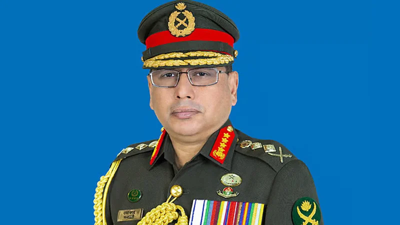 সেনাবাহিনী প্রধান জেনারেল ওয়াকার-উজ-জামান। ছবি: আইএসপিআর