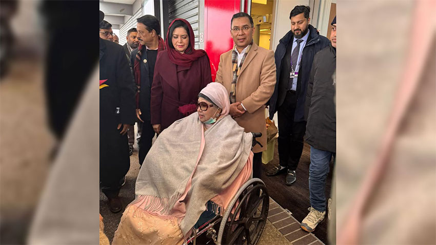 একদিন পিছিয়ে ৬ মে ঢাকায় ফিরছেন খালেদা জিয়া