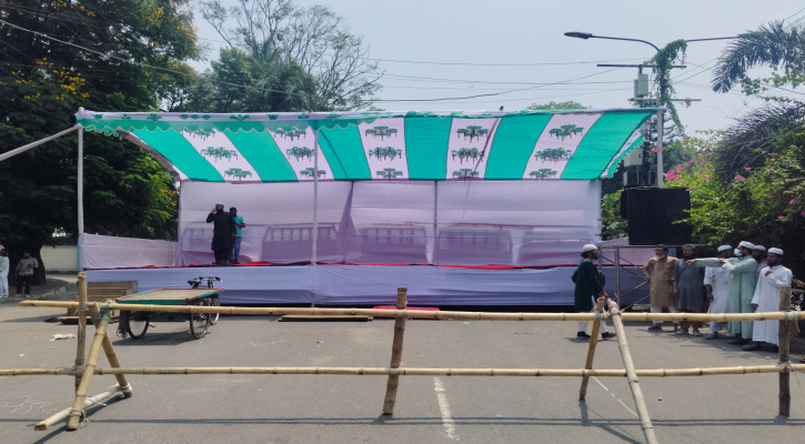 যমুনায় আ.লীগবিরোধী বিক্ষোভ, জুমার পর সমাবেশ