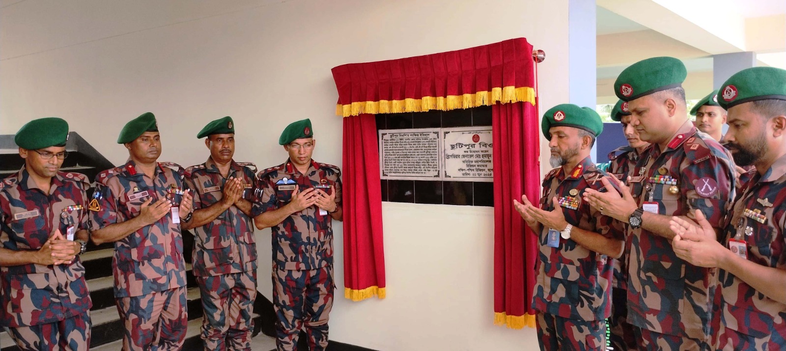 সাতক্ষীরার দেবহাটা উপজেলার ছুটিপুর সীমান্ত ফাঁড়ি (বিওপি) উদ্বোধনী অনুষ্ঠান, ছবি – নিউজনেক্সট। সীমান্ত রক্ষায় কোনো আপোস নয়: ব্রিগেডিয়ার জেনারেল হুমায়ূন কবীর