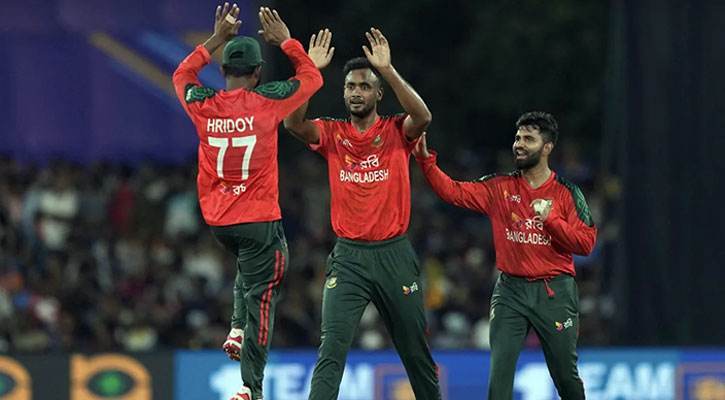 লিটনের ফিফটি ও রিশাদদের বোলিং তোপে দাপুটে জয় বাংলাদেশের