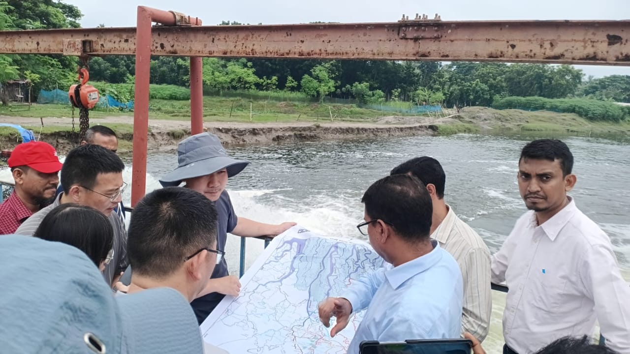 ভবদহ জলাবদ্ধতা নিরসনে সমাধান খুঁজতে যশোরে চীনের বিশেষজ্ঞ দল