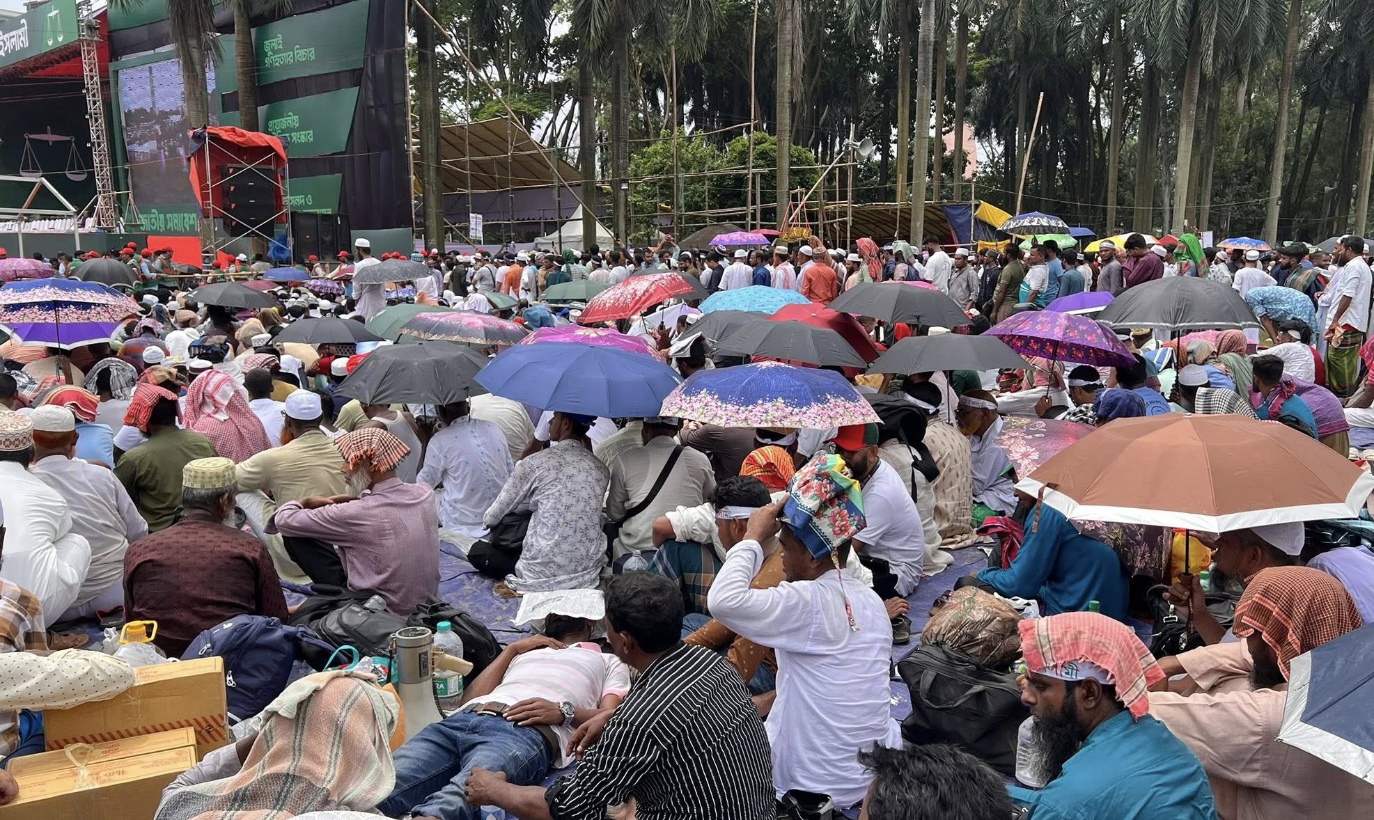 জামায়াতের সমাবেশ জনসমুদ্রে রূপ নিল