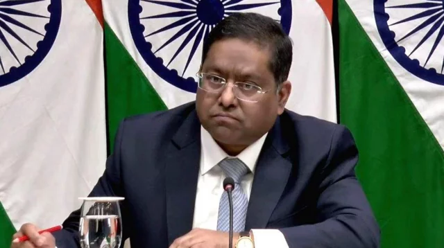 ভারতের পররাষ্ট্র মন্ত্রণালয়ের মুখপাত্র রণধীর জয়সোওয়াল। ছবি - সংগৃহীত।