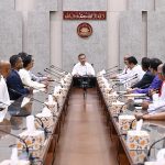 প্রধানমন্ত্রী তারেক রহমান আজ সচিবালয়ে প্রধানমন্ত্রীর দফতরে মন্ত্রী পরিষদ বিভাগের সভাকক্ষে খ্রিষ্টান সম্প্রদায়ের ধর্মীয় অনুষ্ঠান ‘ইস্টার সানডে’ উপলক্ষে এক শুভেচ্ছা বিনিময় অনুষ্ঠানে বক্তব্য দেন। ছবি : পিএমও