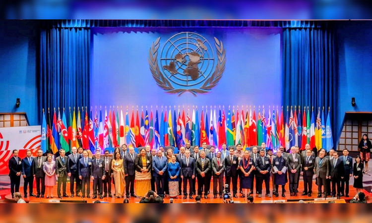 ব্যাংককে জাতিসংঘের এশিয়া ও প্রশান্ত মহাসাগরীয় অঞ্চলের অর্থনৈতিক ও সামাজিক কমিশনের (এসকাপ) ৮২তম অধিবেশন অনুষ্ঠিত। ছবি: সংগৃহীত