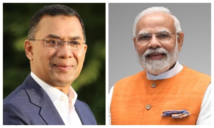 প্রধানমন্ত্রী তারেক রহমান ও ভারতের প্রধানমন্ত্রী নরেন্দ্র মোদি। কোলাজ ছবি