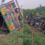 যমুনা সেতুর পূর্বপ্রান্তে ট্রাক উল্টে নিহত ১৭, আহত অন্তত ১০