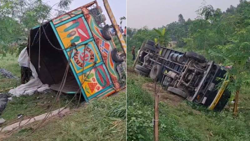 যমুনা সেতুর পূর্বপ্রান্তে ট্রাক উল্টে নিহত ১৭, আহত অন্তত ১০